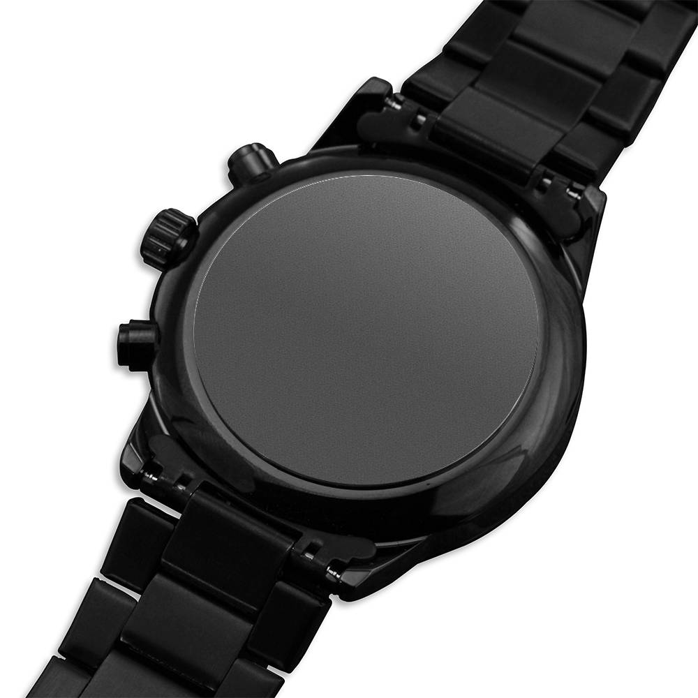 Personalized Engraved Chronograph Watch: My Soul Mate