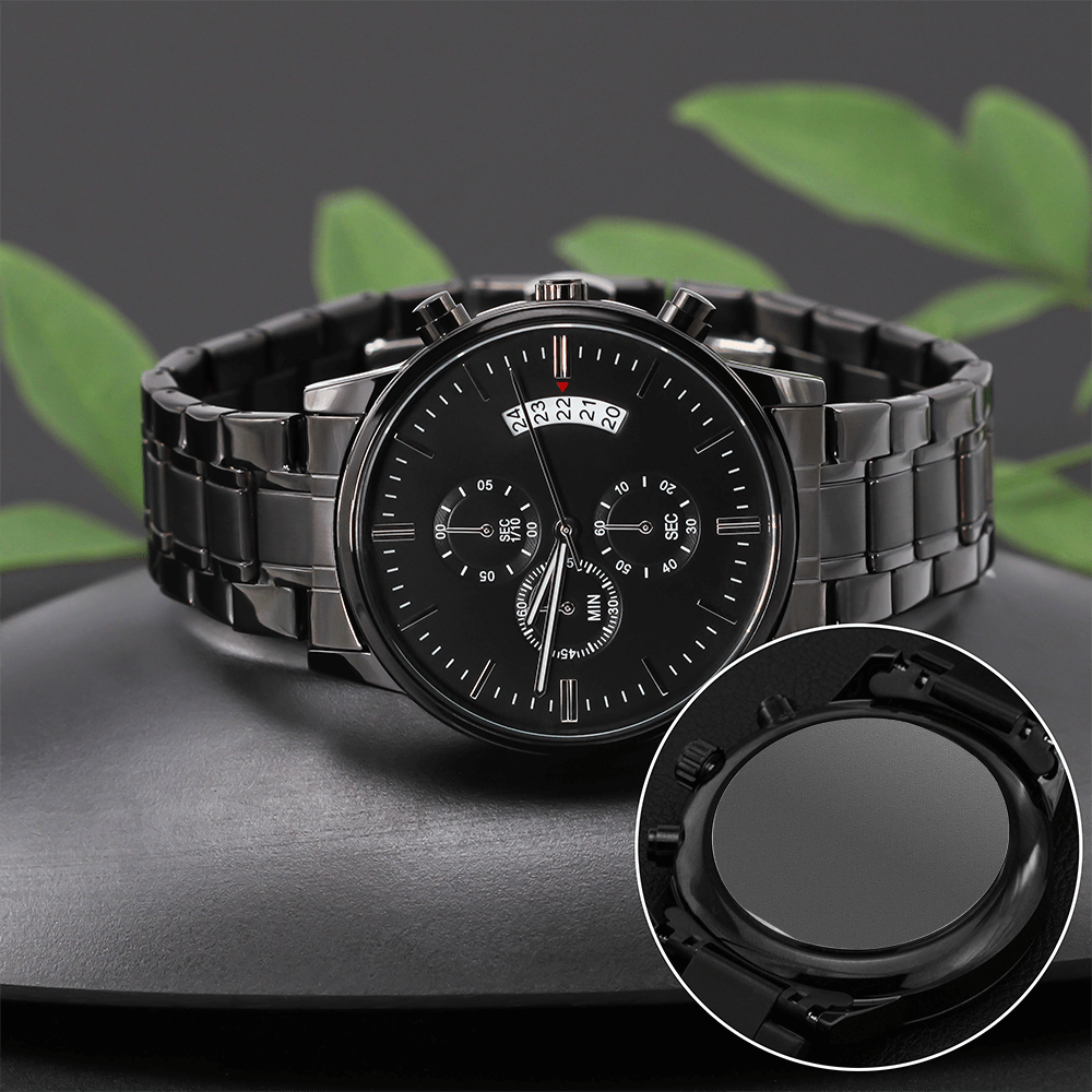 Personalized Engraved Chronograph Watch: My Soul Mate