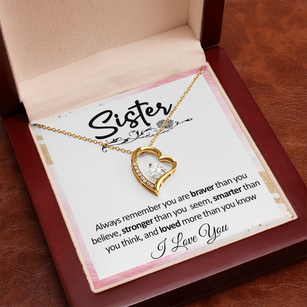 Forever Love Necklace: To My Sister
