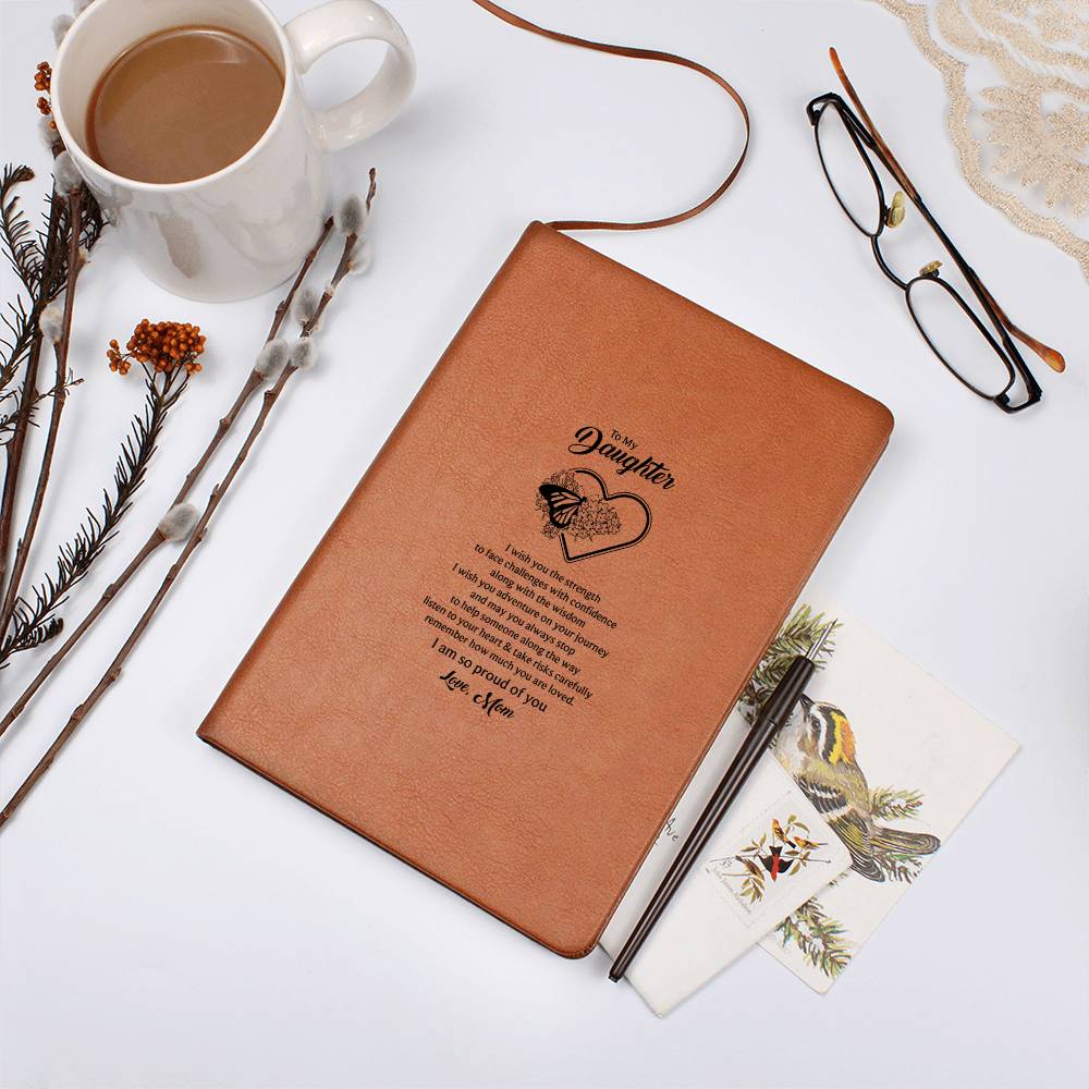 To my daughter, Butterfly Journal - Mom's Love Letter Notebook