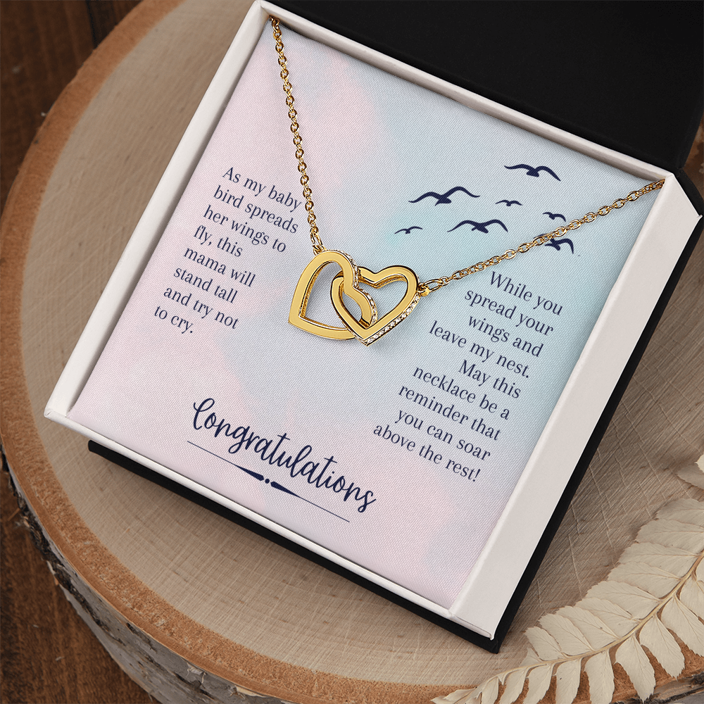 Congratulations Daughter - You Can Soar Above - necklace