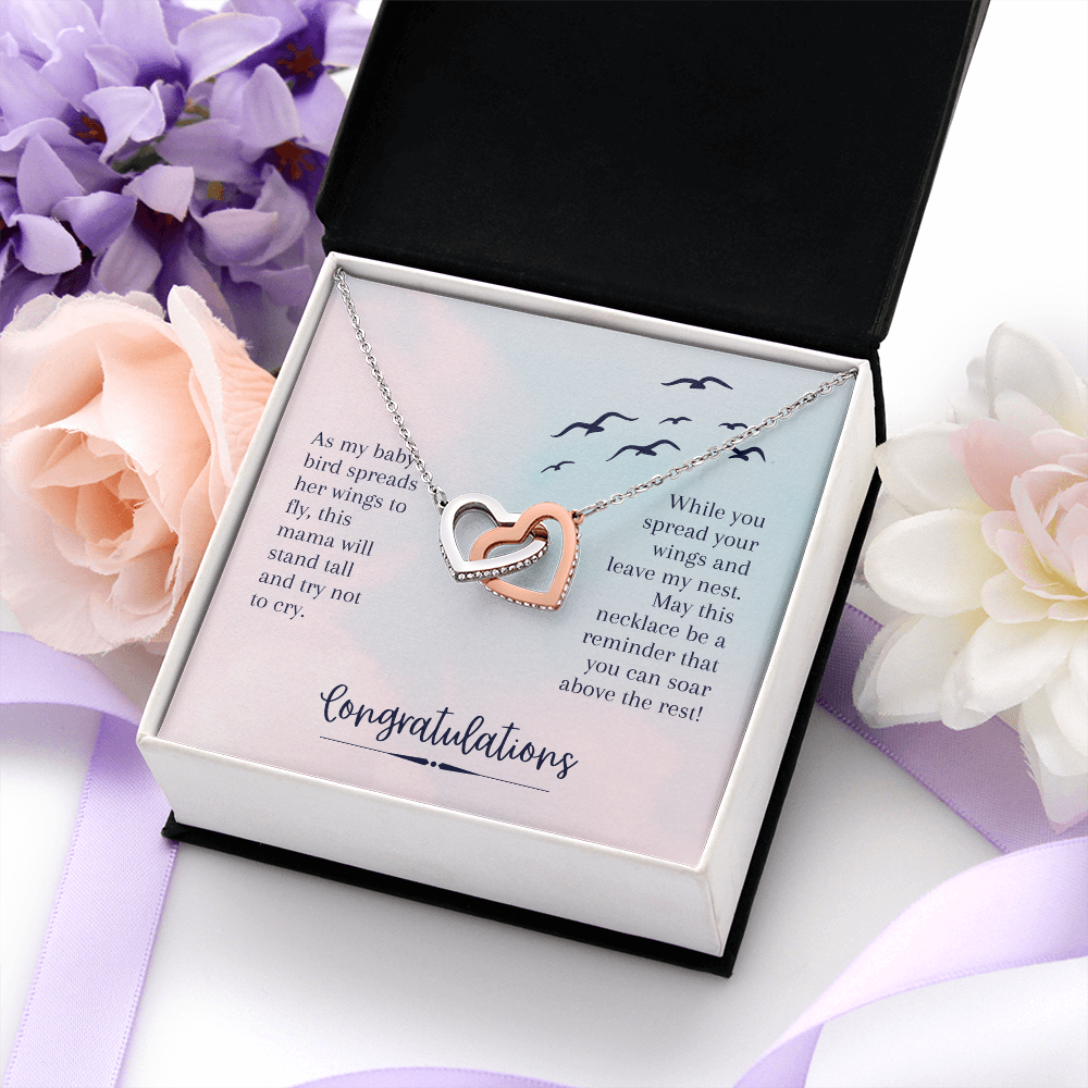 Congratulations Daughter - You Can Soar Above - necklace