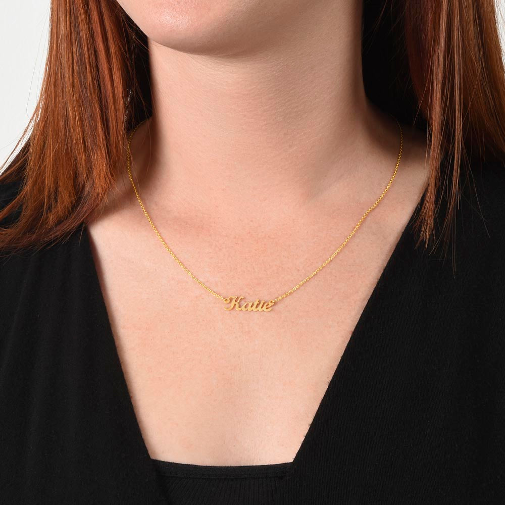 Personalized Name Necklace: Spread Your Wings