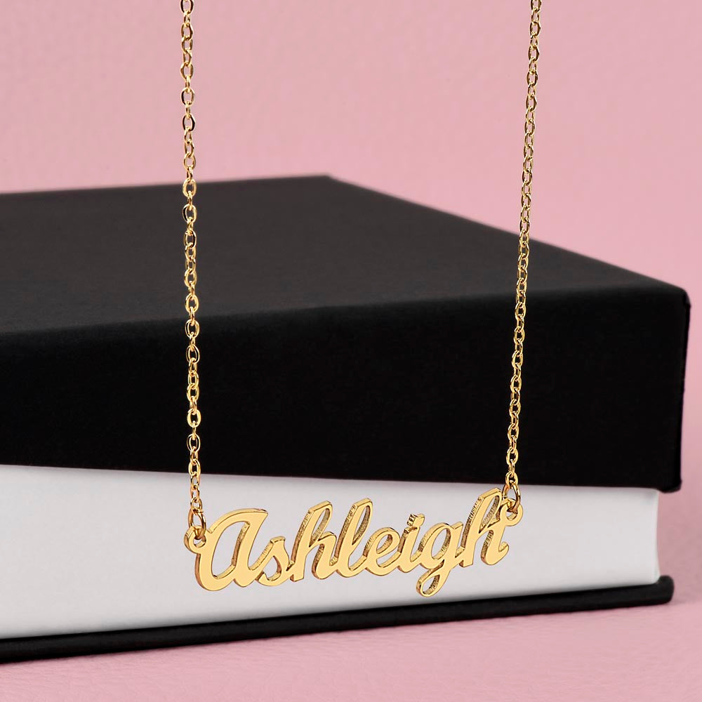 Personalized Name Necklace: Quiet Strength