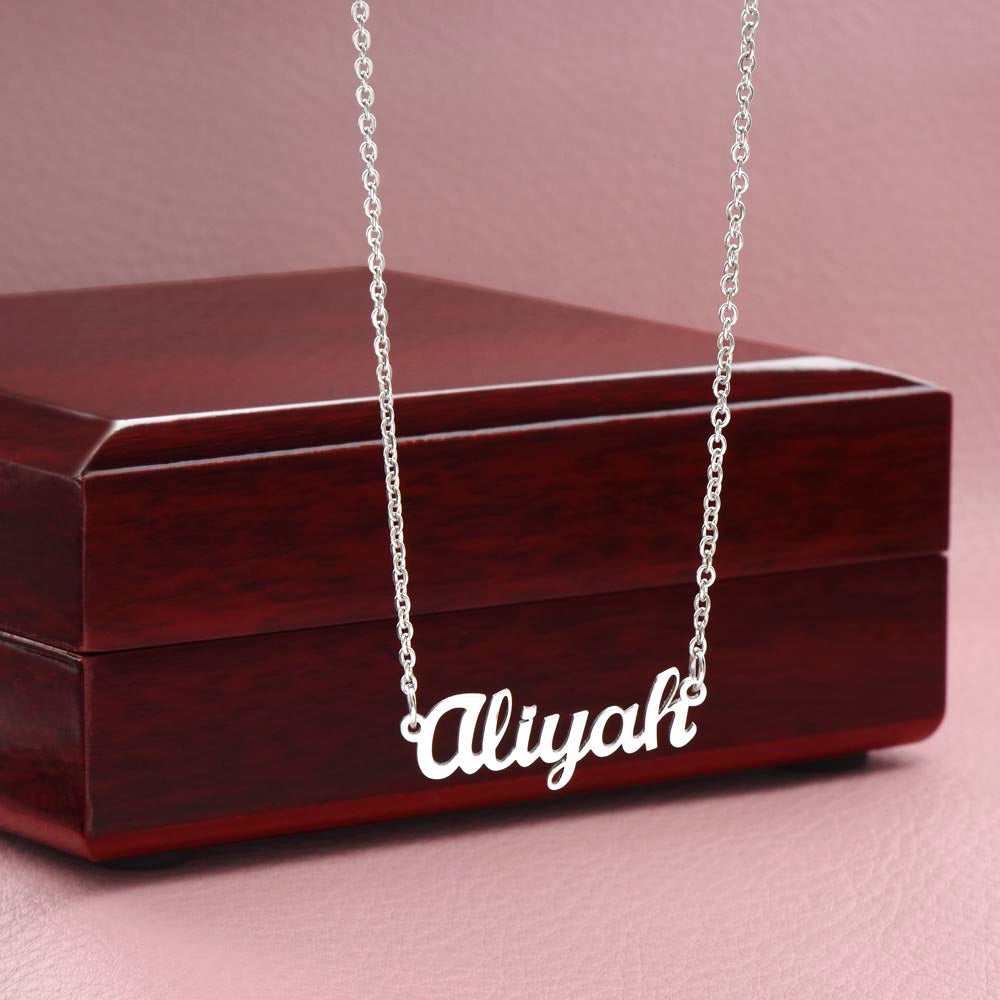 Personalized Name Necklace: Quiet Strength