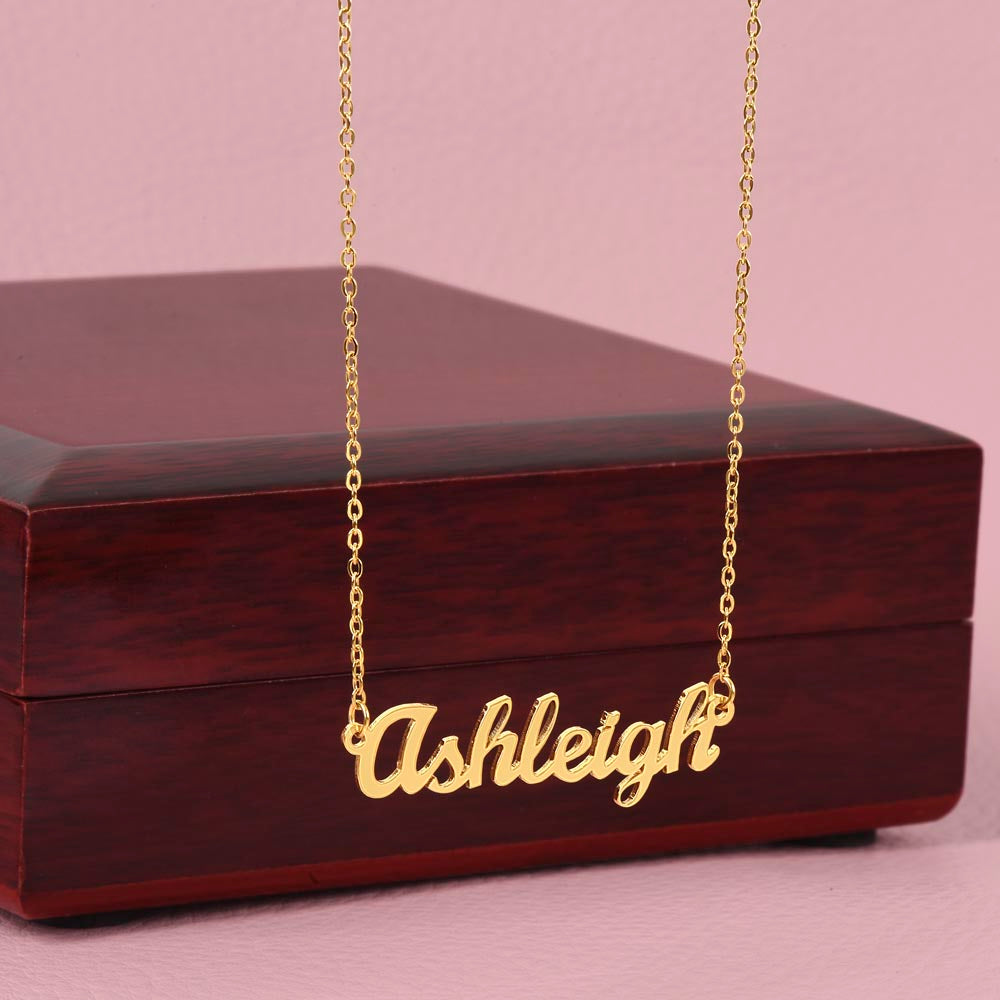 Personalized Name Necklace: Spread Your Wings