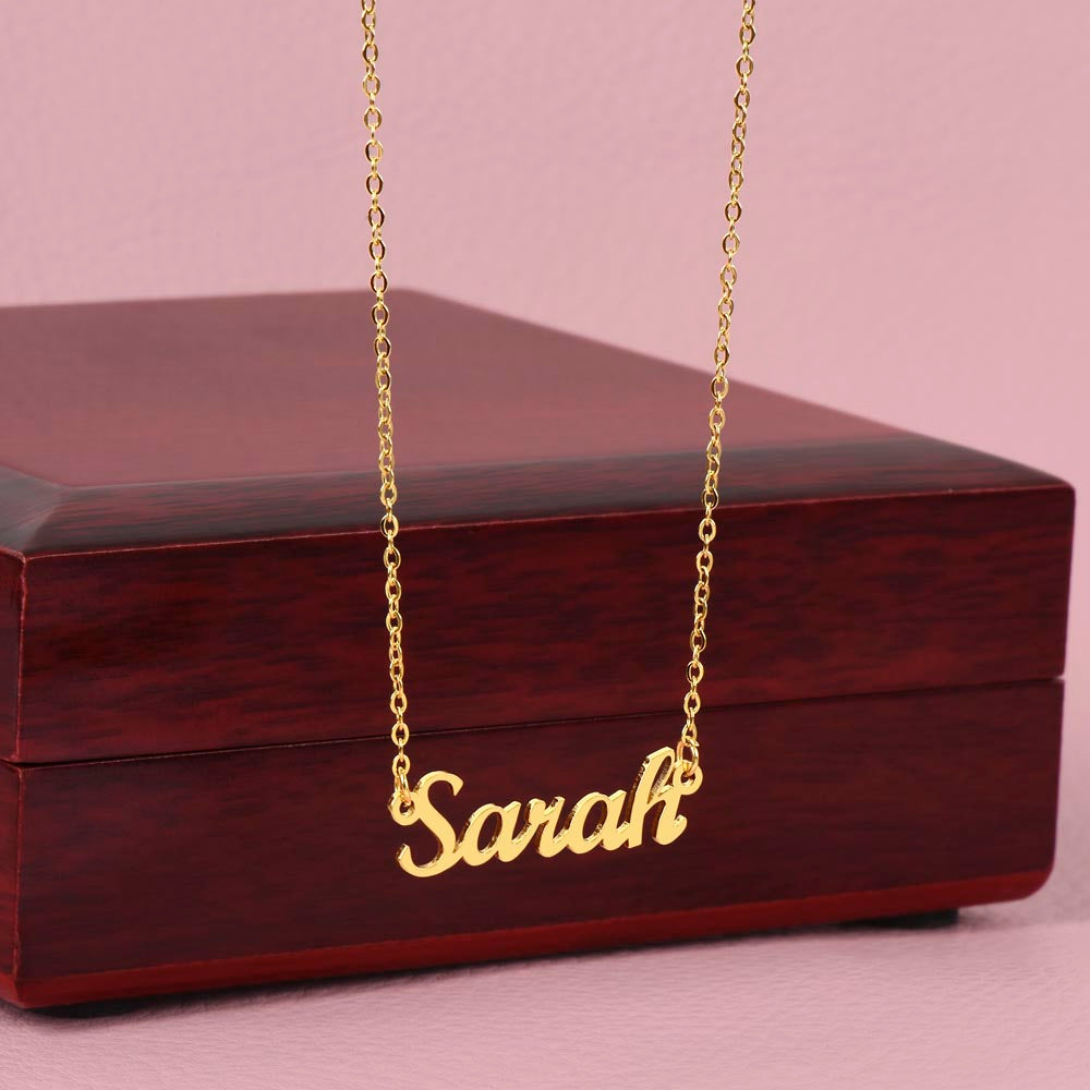 Personalized Name Necklace: Quiet Strength