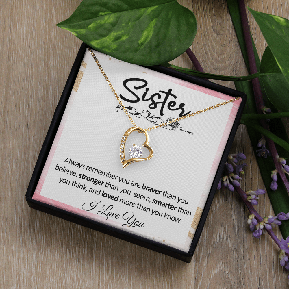 Forever Love Necklace: To My Sister