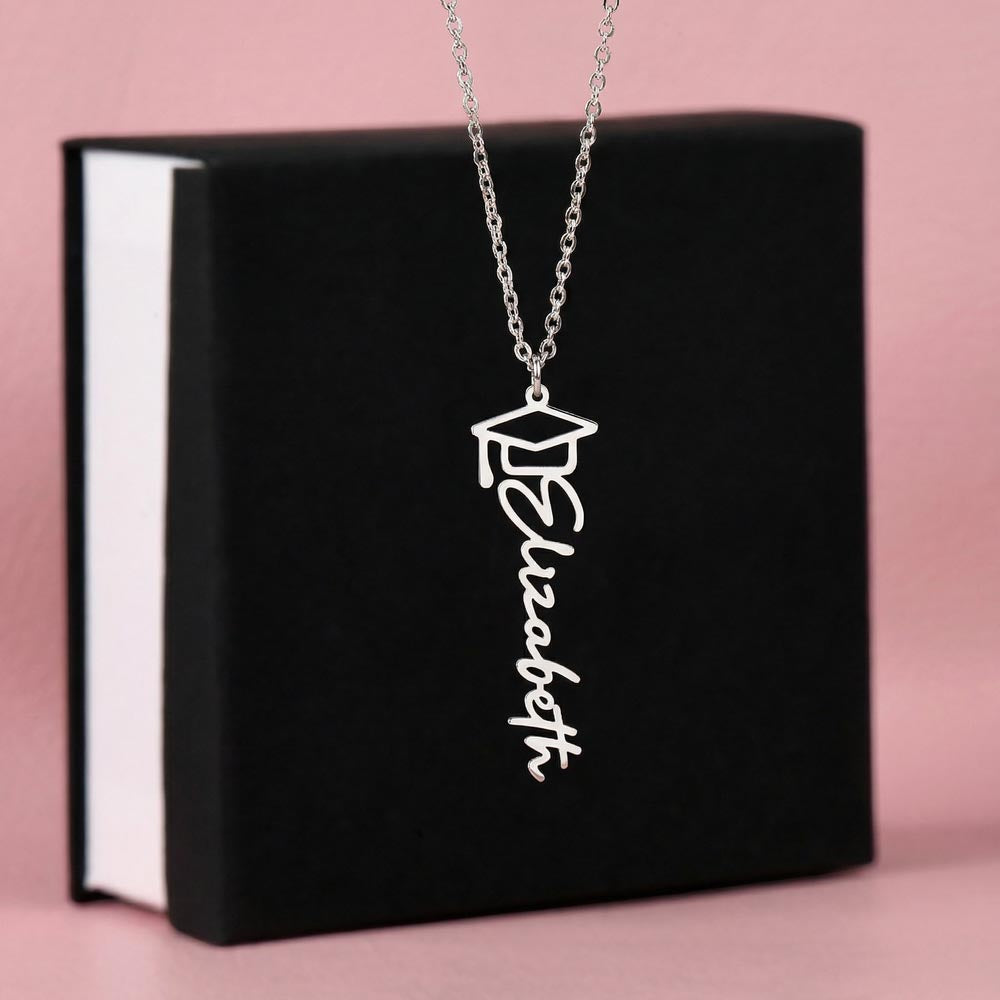 Personalized Graduation Cap Necklace: Memories to Dreams