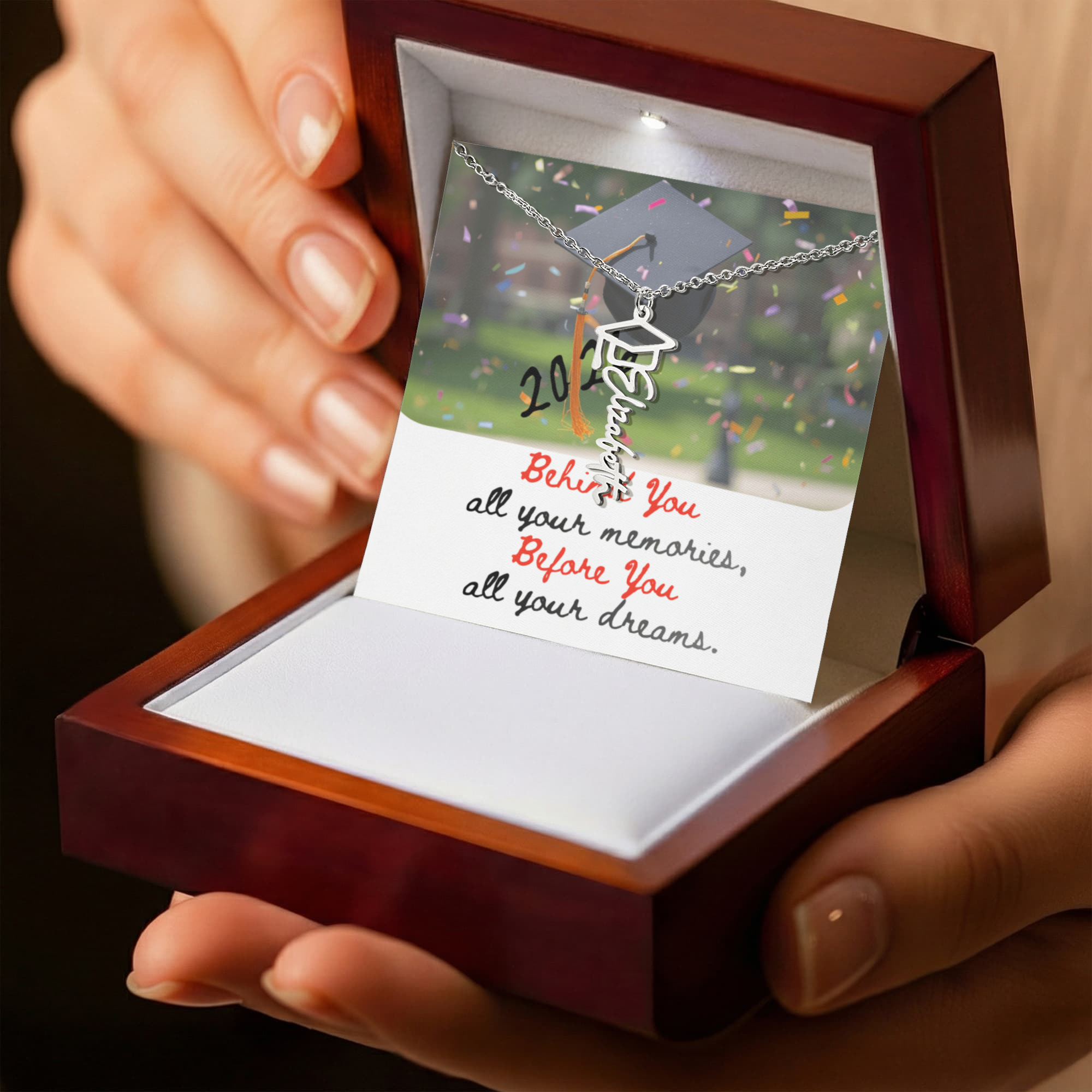 Personalized Graduation Cap Necklace: Memories to Dreams