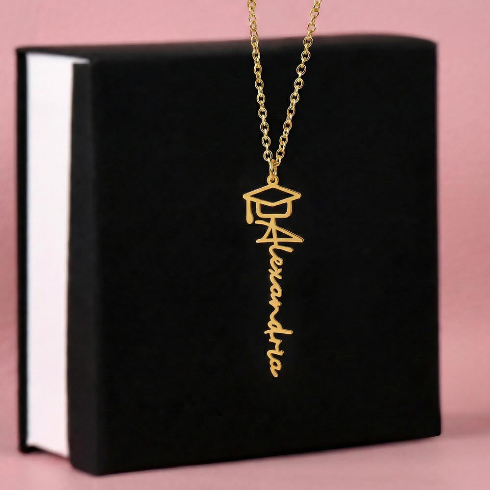 Personalized Graduation Cap Necklace: Memories to Dreams