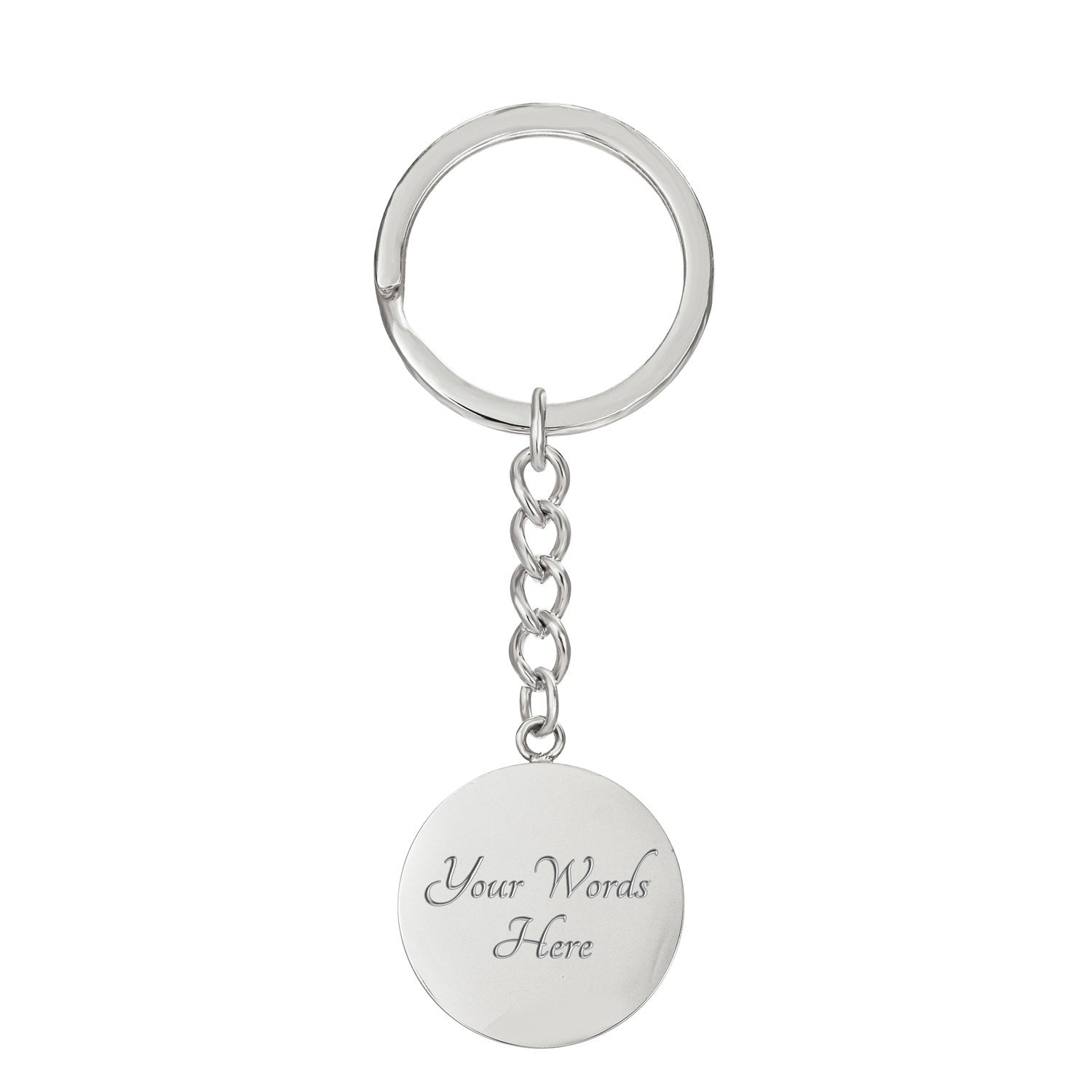 Phoenix Circle Keychain: Rise Up {customizable)